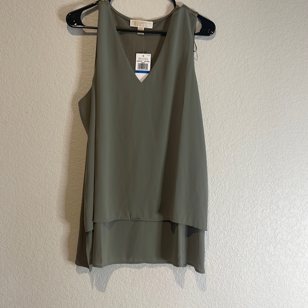COPY - Michael Kors Green tank Blouse